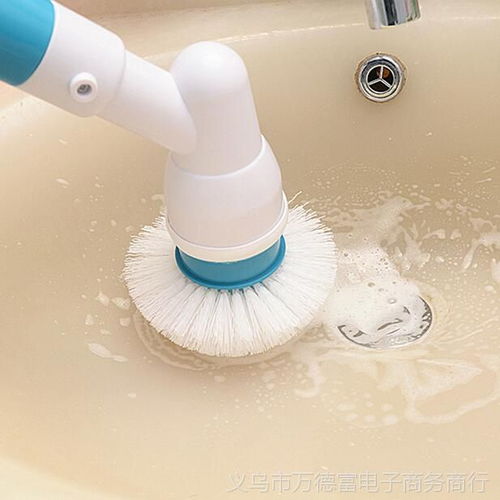 turbo scrub 多功能電動(dòng)長(zhǎng)柄家務(wù)清潔刷套裝組合 颶風(fēng)旋轉(zhuǎn)洗滌器